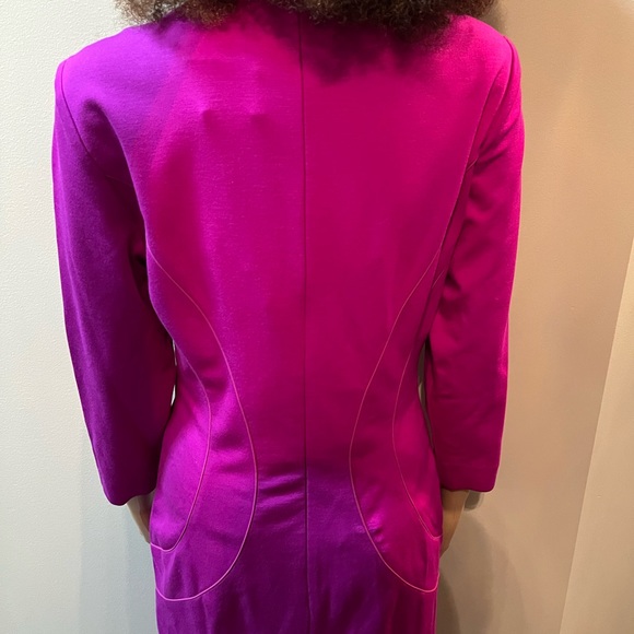 RACHEY ROY Dress Fuschia/Pink Deep V-Neck Midi Size10 - Picture 15 of 15